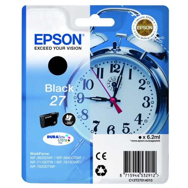 Epson 27 black 6,2 ml