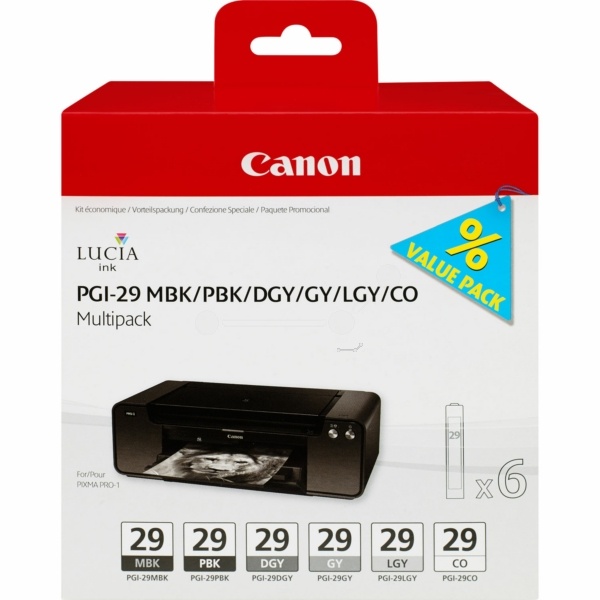 Canon PGI-29 photoblack blackmatte gray optim
