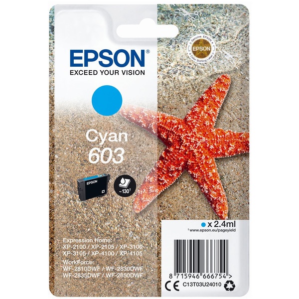 Epson 603 cyan 2,4 ml