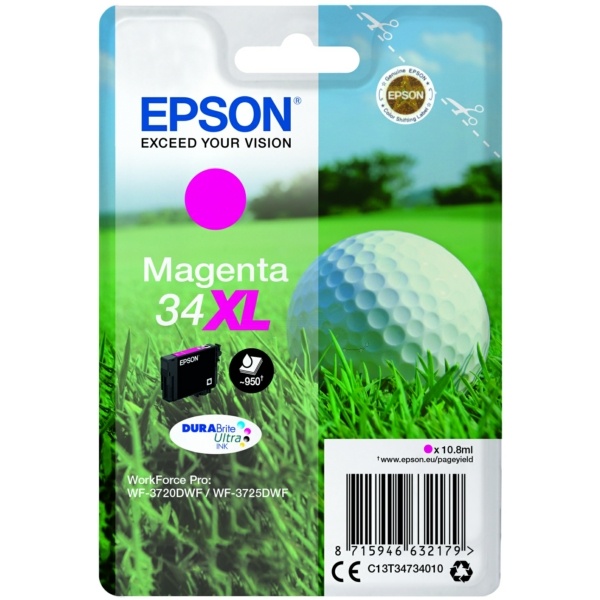 Epson 34XL magenta 10,8 ml