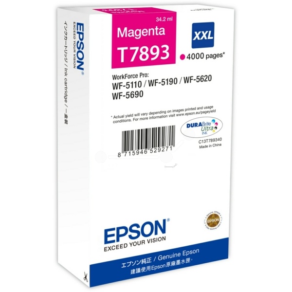 Epson T7893 magenta 34,2 ml