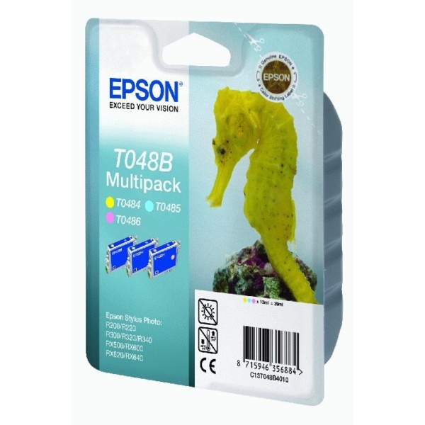 Epson T048B photocyan magenta yellow light 13 ml