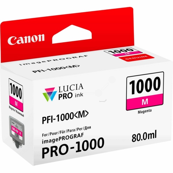 Canon PFI-1000 M magenta 80 ml