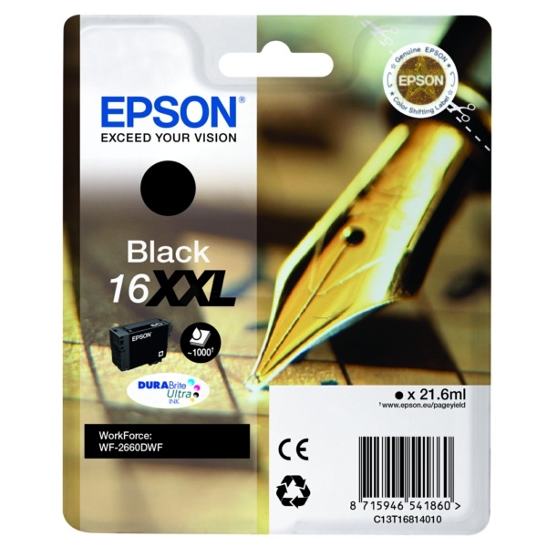 Epson 16XXL black 21,6 ml