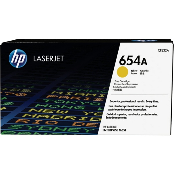 HP 654A yellow
