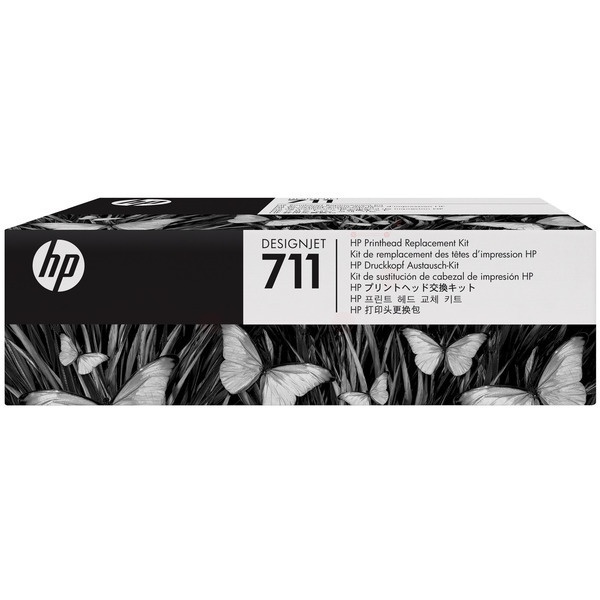 HP 711 black cyan magenta yellow 12 ml