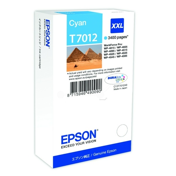 Epson T7012 cyan 34,2 ml