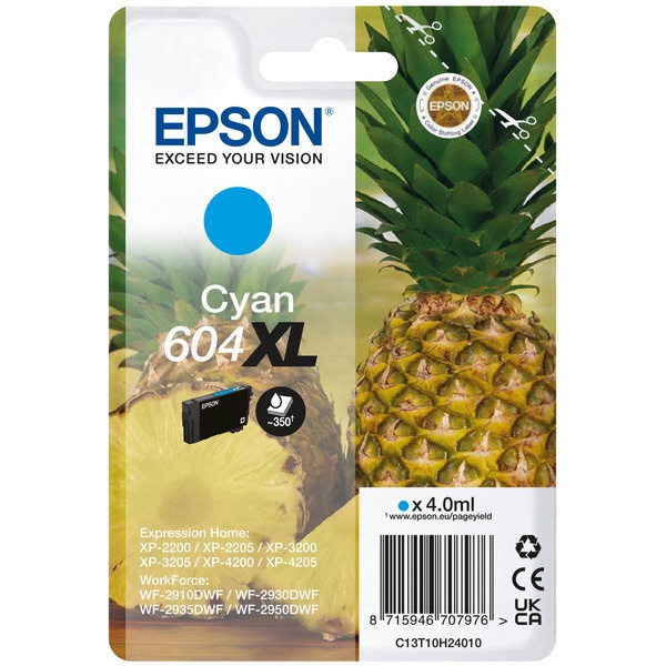 Epson 604XL cyan 4 ml