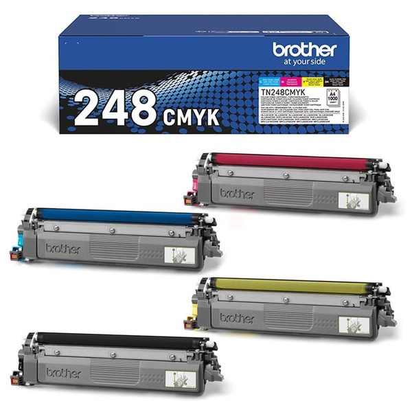 Brother TN248CMYK black cyan magenta yellow