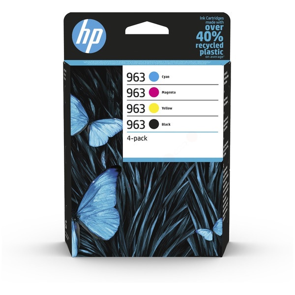 HP 963 black cyan magenta yellow