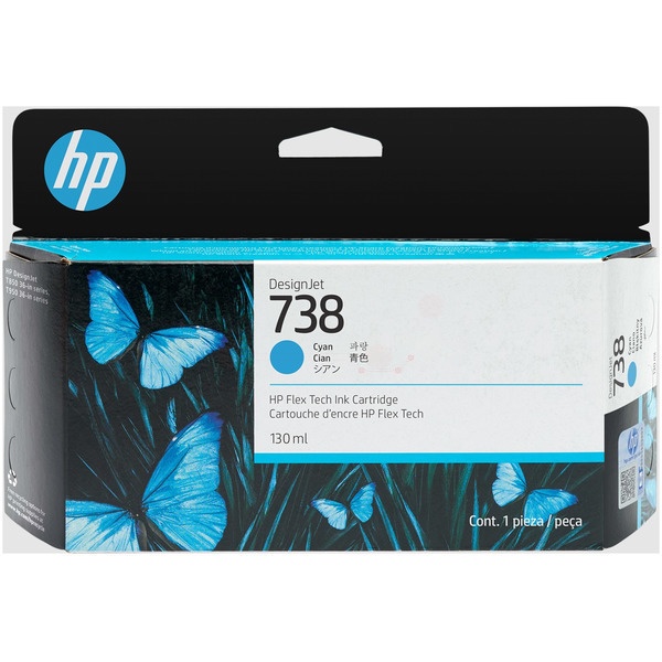 HP 738 cyan 130 ml