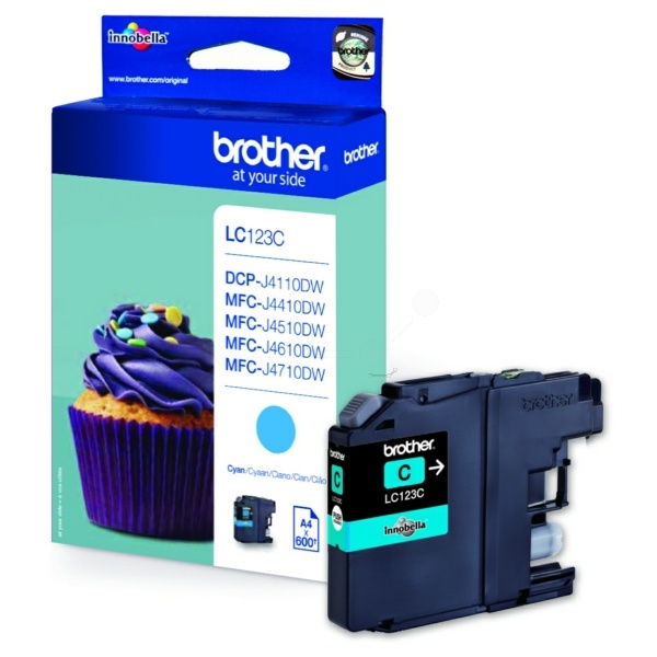 Original Brother LC 123 Cyan