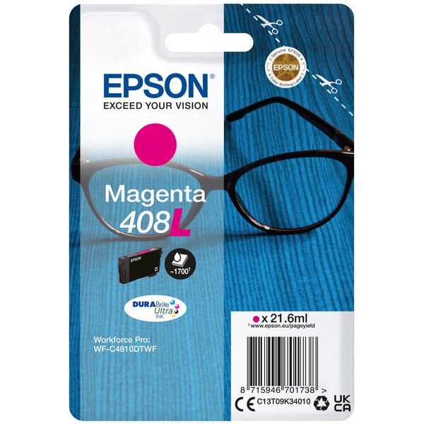 Epson 408L magenta 21,6 ml