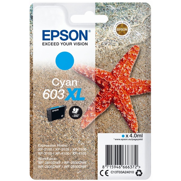 Epson 603XL cyan 4 ml
