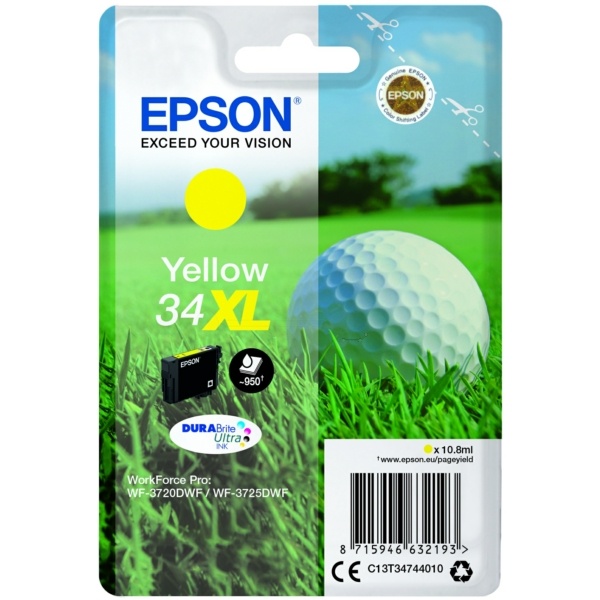 Epson 34XL yellow 10,8 ml