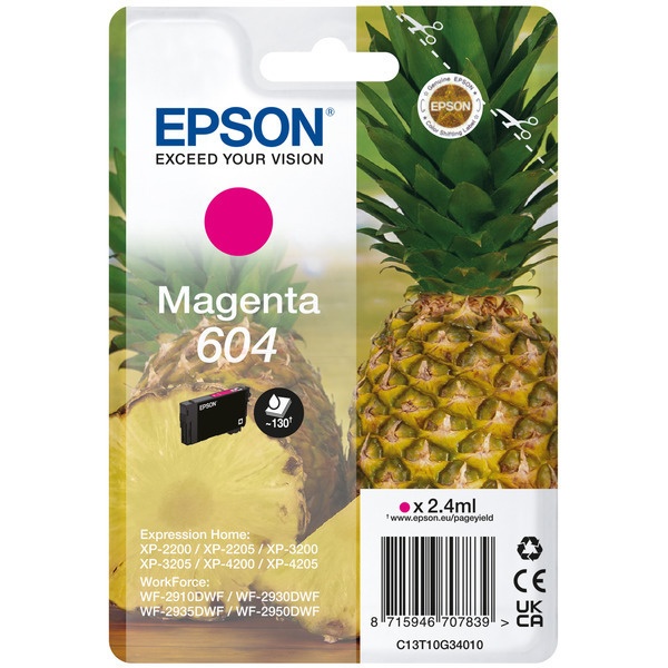 Epson 604 magenta 2,4 ml